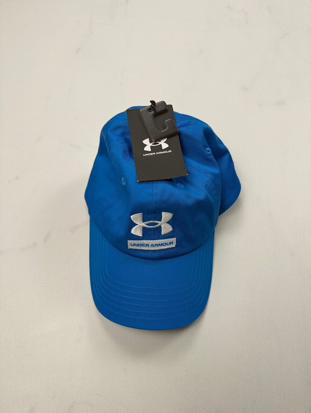 Under Armour Trucker Hat Blue 2000s Adjustable - Mens OSFM